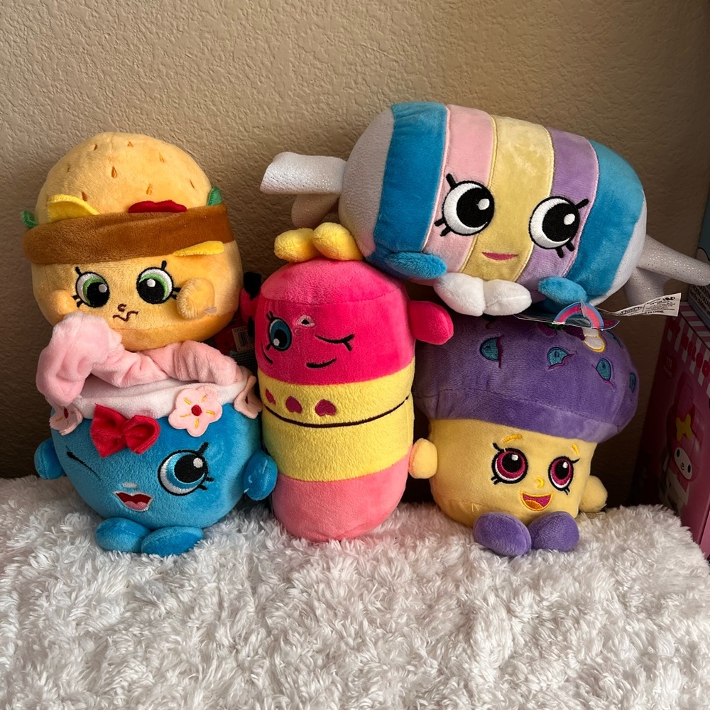 Shopkins Set of 5 Plushes